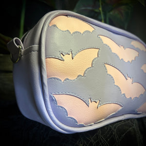 Bat Cutout Bag In Lavender (Made to Order)