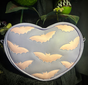 Sweetheart Bat purse in Lavender (Made to Order)