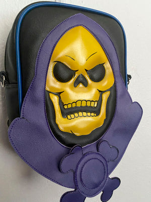 
            
                Load image into Gallery viewer, Skeletor Glow in the dark Messenger Bag and Backpack (Pre Order)
            
        